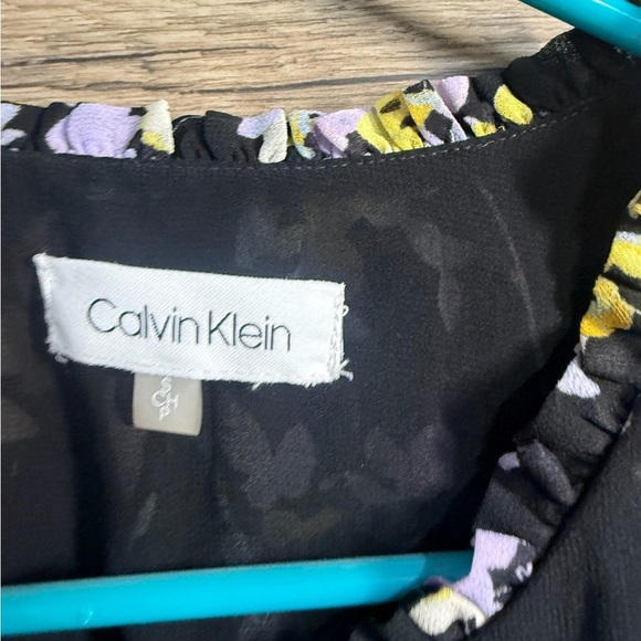 Calvin Klein Multicolor Floral Blouse - Picture 2 of 6